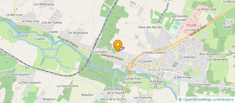 localisation de l'entreprise TOP ELEC ENERGY à AZAY-LE-RIDEAU