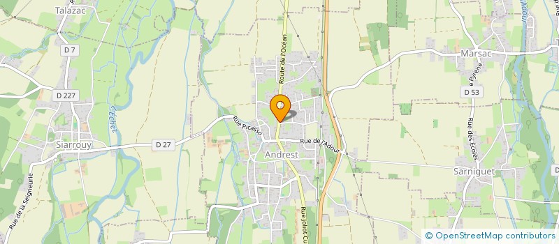 localisation de l'entreprise TOP ELECTRICITE  ANDREST