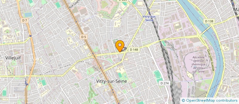 localisation de l'entreprise TOP ELEGANCE SARL à VITRY-SUR-SEINE