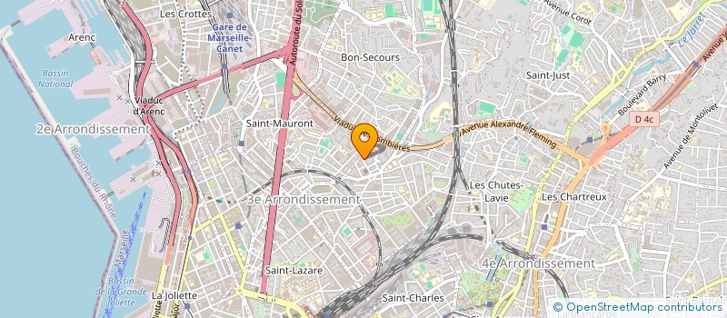 localisation de l'entreprise TOP ETANCHEITE à MARSEILLE