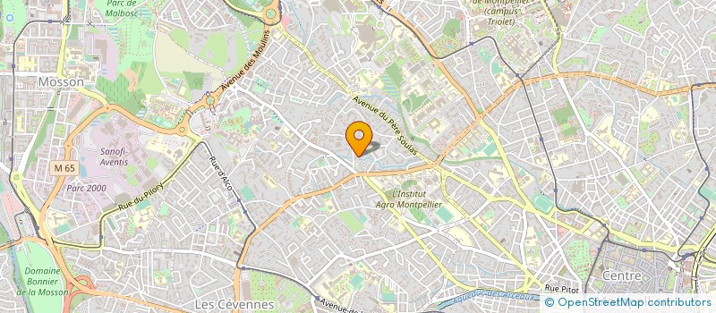 localisation de l'entreprise TOP ETANCHEITE à MONTPELLIER