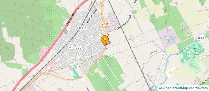 localisation de l'entreprise TOP EXPORT  MILHAUD