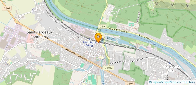 localisation de l'entreprise TOP EXPRESS  SAINT-FARGEAU-PONTHIERRY