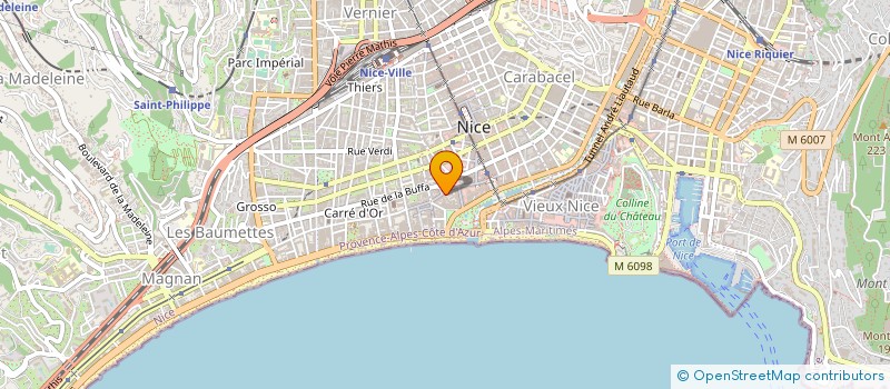 localisation de l'entreprise TOP EXPRESS RETOUCHE à NICE