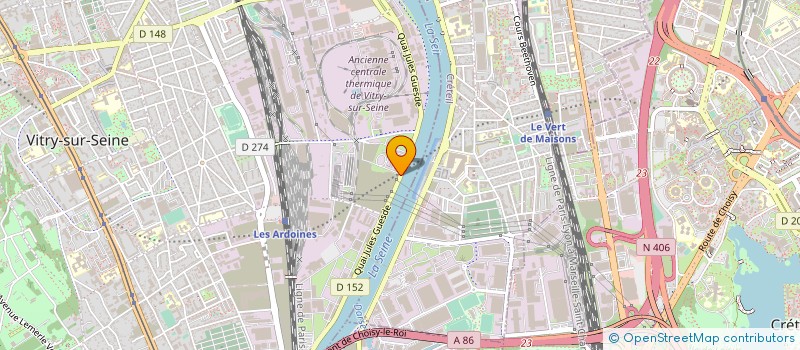 localisation de l'entreprise TOP EXPRESS SECURITE  VITRY-SUR-SEINE