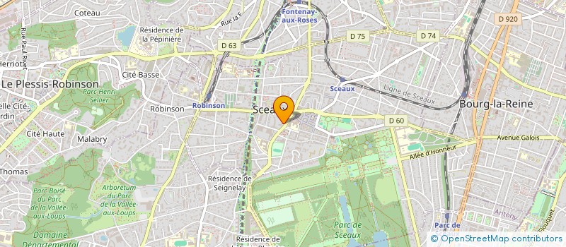 localisation de l'entreprise TOP FENETRES  SCEAUX