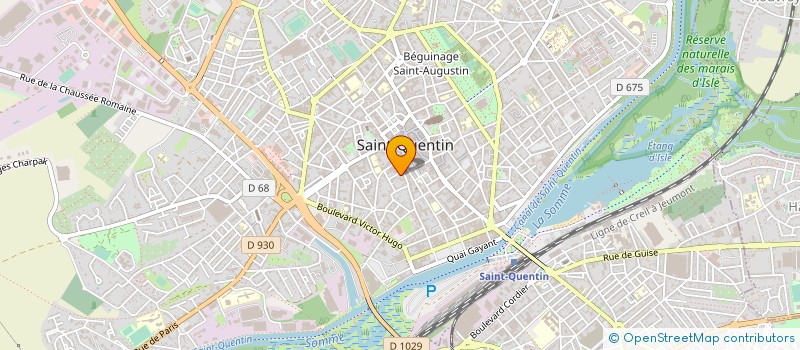 localisation de l'entreprise TOP FINANCE  SAINT-QUENTIN