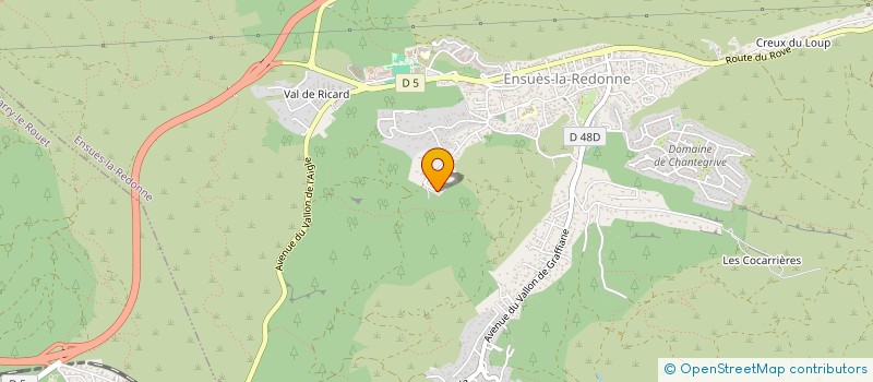 localisation de l'entreprise TOP FORM  ENSUES-LA-REDONNE