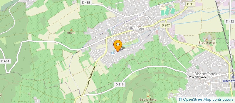 localisation de l'entreprise TOP FORM  ROSHEIM