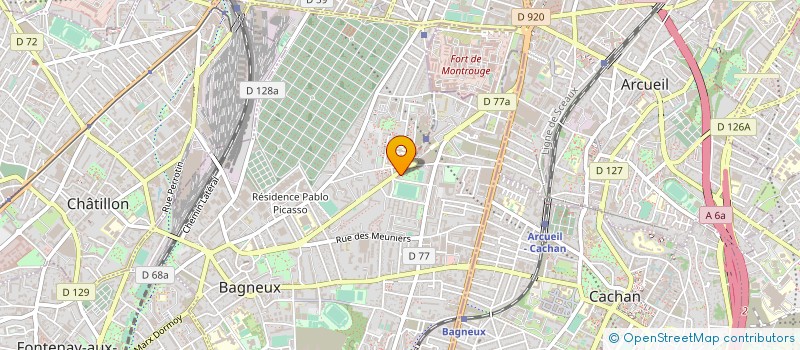 localisation de l'entreprise TOP FORME ET BEAUTE à BAGNEUX