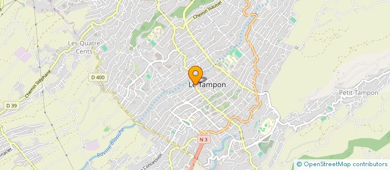 localisation de l'entreprise TOP FRAICHEUR à LE TAMPON