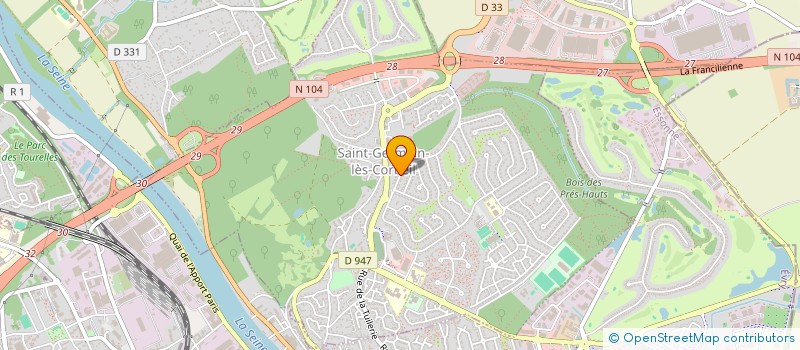 localisation de l'entreprise TOP FRAIS 91  SAINT-GERMAIN-LES-CORBEIL