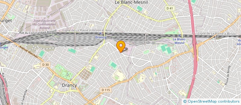 localisation de l'entreprise TOP FRET EXPRESS à DRANCY