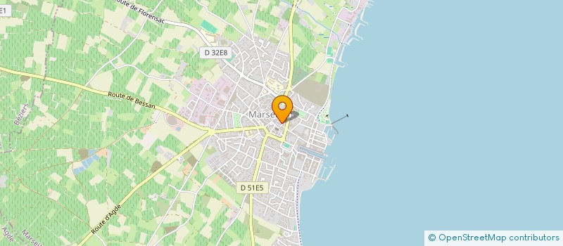 localisation de l'entreprise TOP FUN à MARSEILLAN