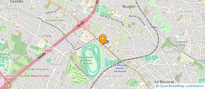 localisation de l'entreprise TOP G NETTOYAGE à LE BOUSCAT