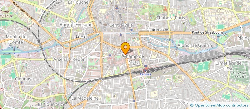 localisation de l'entreprise TOP GAMES à RENNES