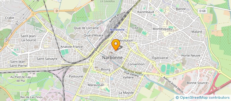 localisation de l'entreprise TOP GAMES CLUB  NARBONNE