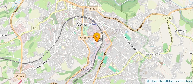 localisation de l'entreprise TOP GOM à VOIRON