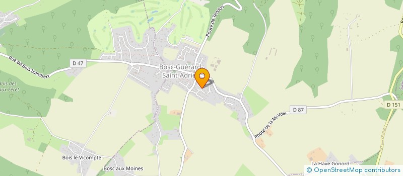 localisation de l'entreprise TOP GRAPHIC à ESLETTES