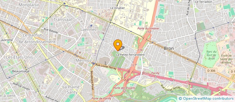 localisation de l'entreprise TOP GUEPARD à BRON