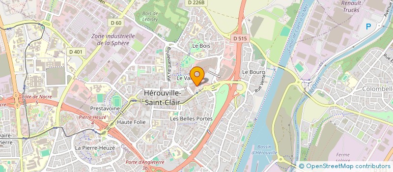 localisation de l'entreprise TOP GUN à HEROUVILLE-SAINT-CLAIR