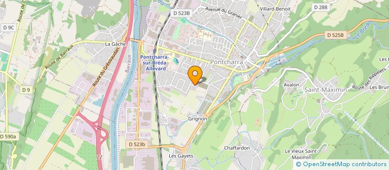 localisation de l'entreprise TOP GUN IMMO  PONTCHARRA