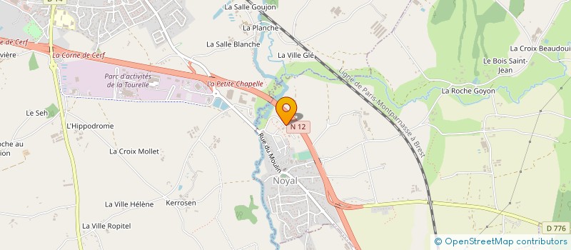 localisation de l'entreprise TOP HABITAT DESIGN à NOYAL