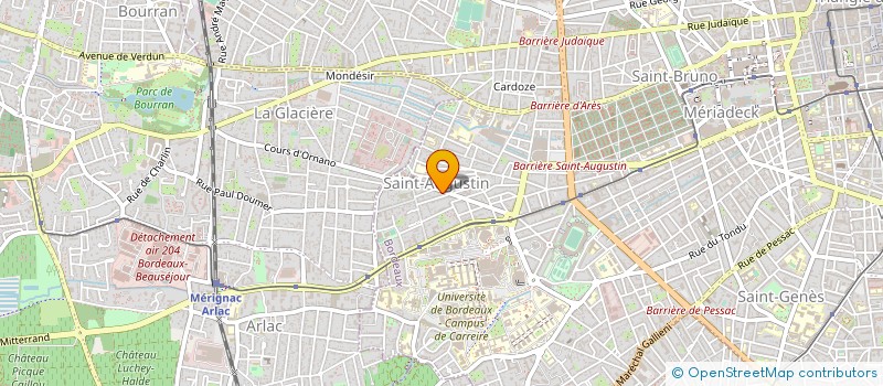 localisation de l'entreprise TOP HAT 2  BORDEAUX