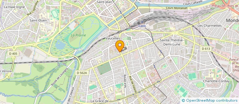 localisation de l'entreprise TOP HAUTEUR CHALLENGE à CAEN