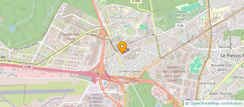 localisation de l'entreprise TOP HOTESSES RECRUTEMENT à CLAMART