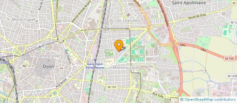 localisation de l'entreprise TOP IMMO à DIJON