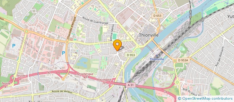 localisation de l'entreprise TOP IMMRO à THIONVILLE