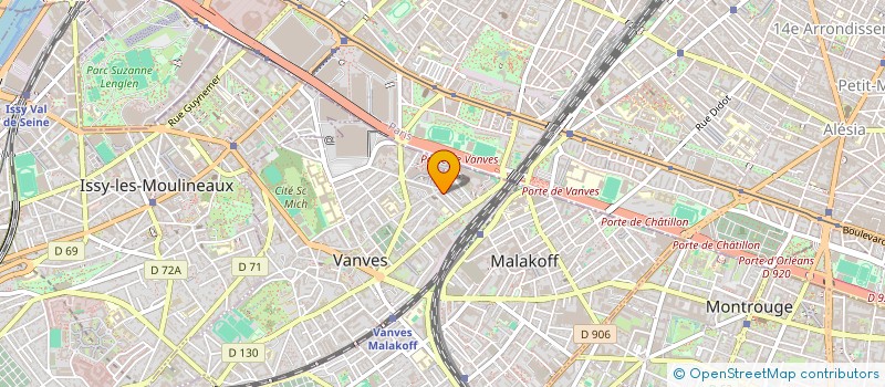 localisation de l'entreprise TOP IMPORT à VANVES