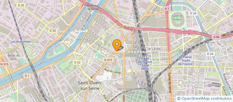 localisation de l'entreprise TOP IMPRIM à SAINT-DENIS