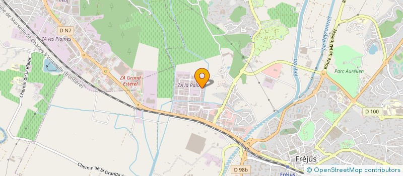 localisation de l'entreprise TOP INOX à FREJUS