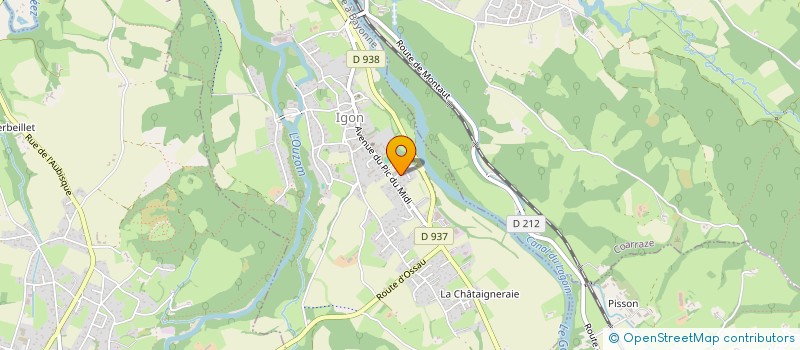 localisation de l'entreprise TOP JARDIN à IGON