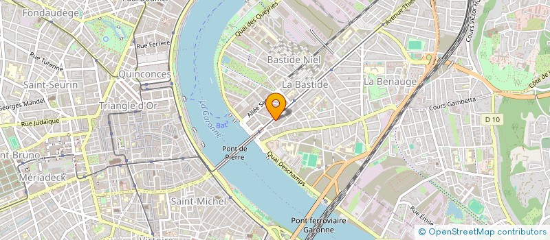 localisation de l'entreprise TOP KING FRANCE à BORDEAUX