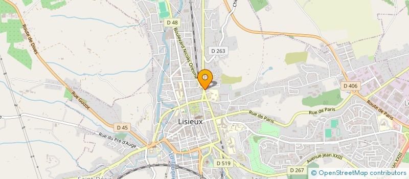 localisation de l'entreprise TOP-LAV à LISIEUX