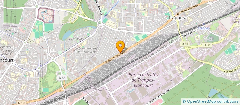 localisation de l'entreprise TOP LEVEL à TRAPPES