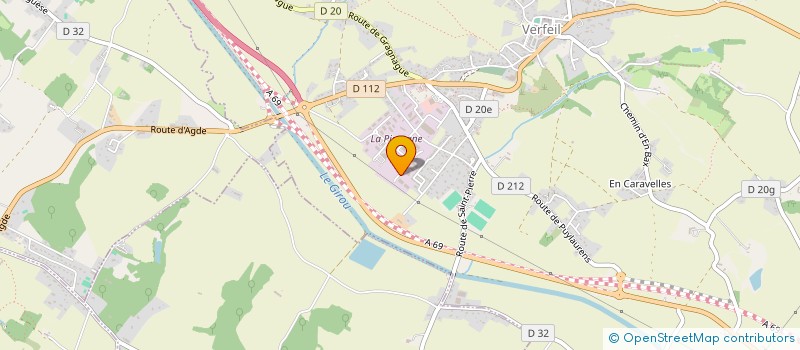 localisation de l'entreprise TOP LINE  VERFEIL