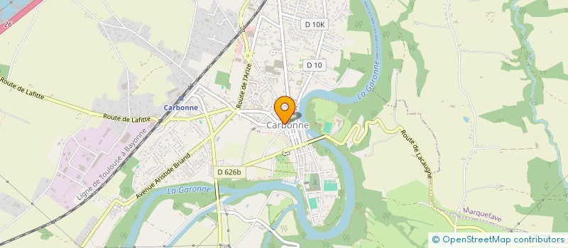 localisation de l'entreprise TOP LOOK  CARBONNE