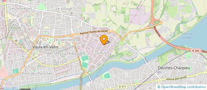 localisation de l'entreprise TOP MAINTENANCE  VAULX-EN-VELIN