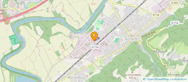 localisation de l'entreprise TOP'MATELAS à DOMENE