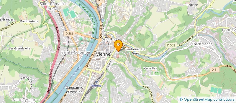 localisation de l'entreprise TOP MATERIAUX à VIENNE