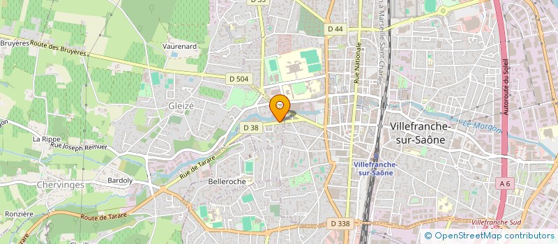localisation de l'entreprise TOP MEDIA PUBLICITE à GLEIZE