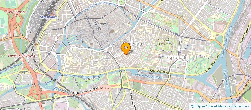 localisation de l'entreprise TOP MISSION à STRASBOURG