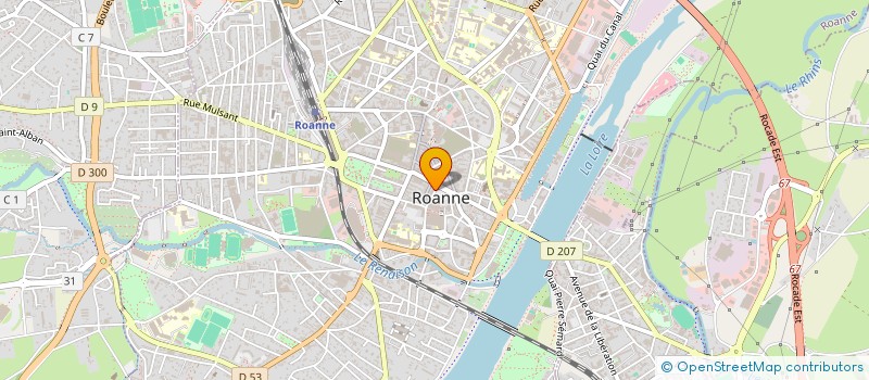 localisation de l'entreprise TOP MOD'ELLE & LUI  ROANNE