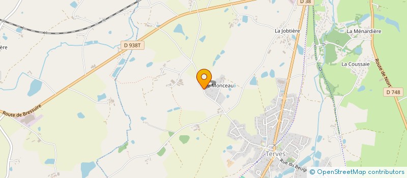 localisation de l'entreprise TOP MODE COUTURE à BRESSUIRE