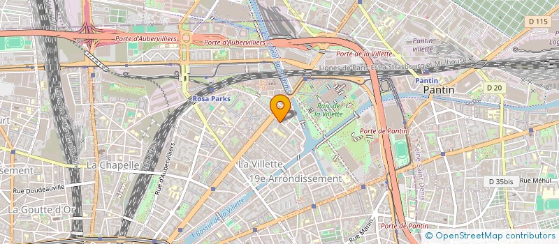 localisation de l'entreprise TOP MODEL  PARIS