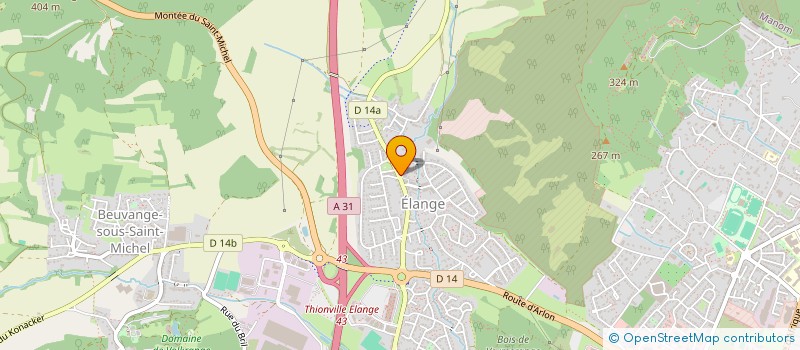 localisation de l'entreprise TOP MODEL  THIONVILLE